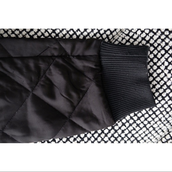 Coach Black and Leopard Print Bomber Jacket - Picture 6 of 8